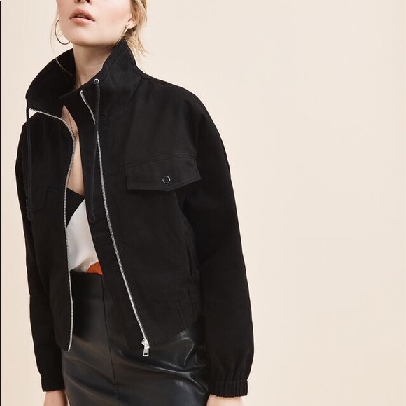 Dynamite Jackets & Blazers - DYNAMITE High Collar Jacket Black